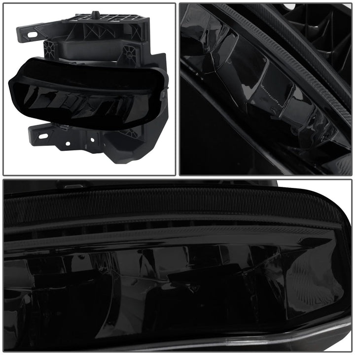 2019-2022 RAM 1500 LED Smoked Fog Lights w/ Parking Sensor Compatibility