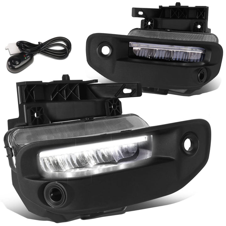 2019-2022 RAM 1500 LED DRL Fog Lights Chrome Clear