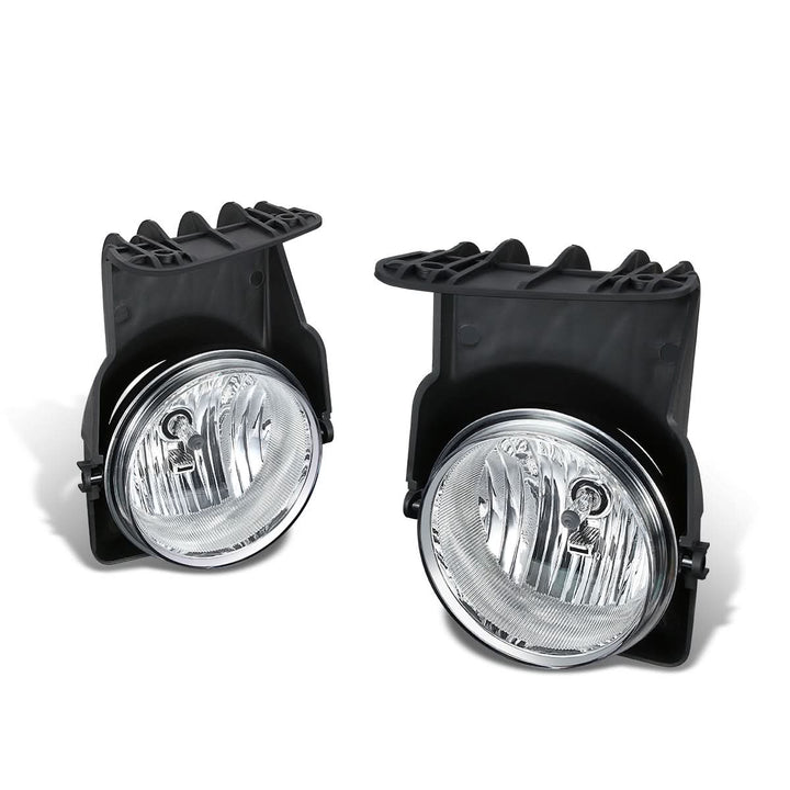 2001-2007 GMC Sierra Chrome Clear Fog Lights H10 Bulb