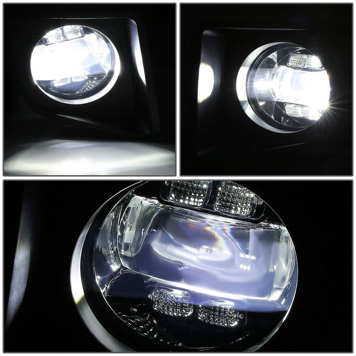14-21 Toyota Tundra LED Projector Fog Lights with Switch - Smoke