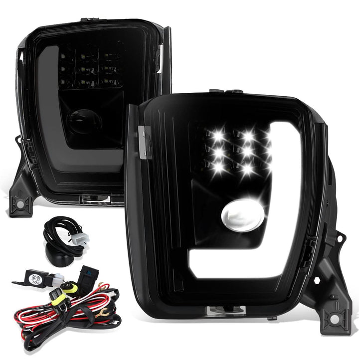 2013-2018 RAM 1500 Smoke Fog Lights (No Wire/Switch)