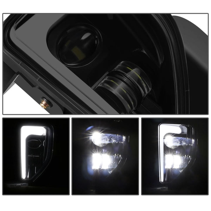 2016-2018 Chevrolet Silverado 1500 LED Fog Lights Smoke Lens