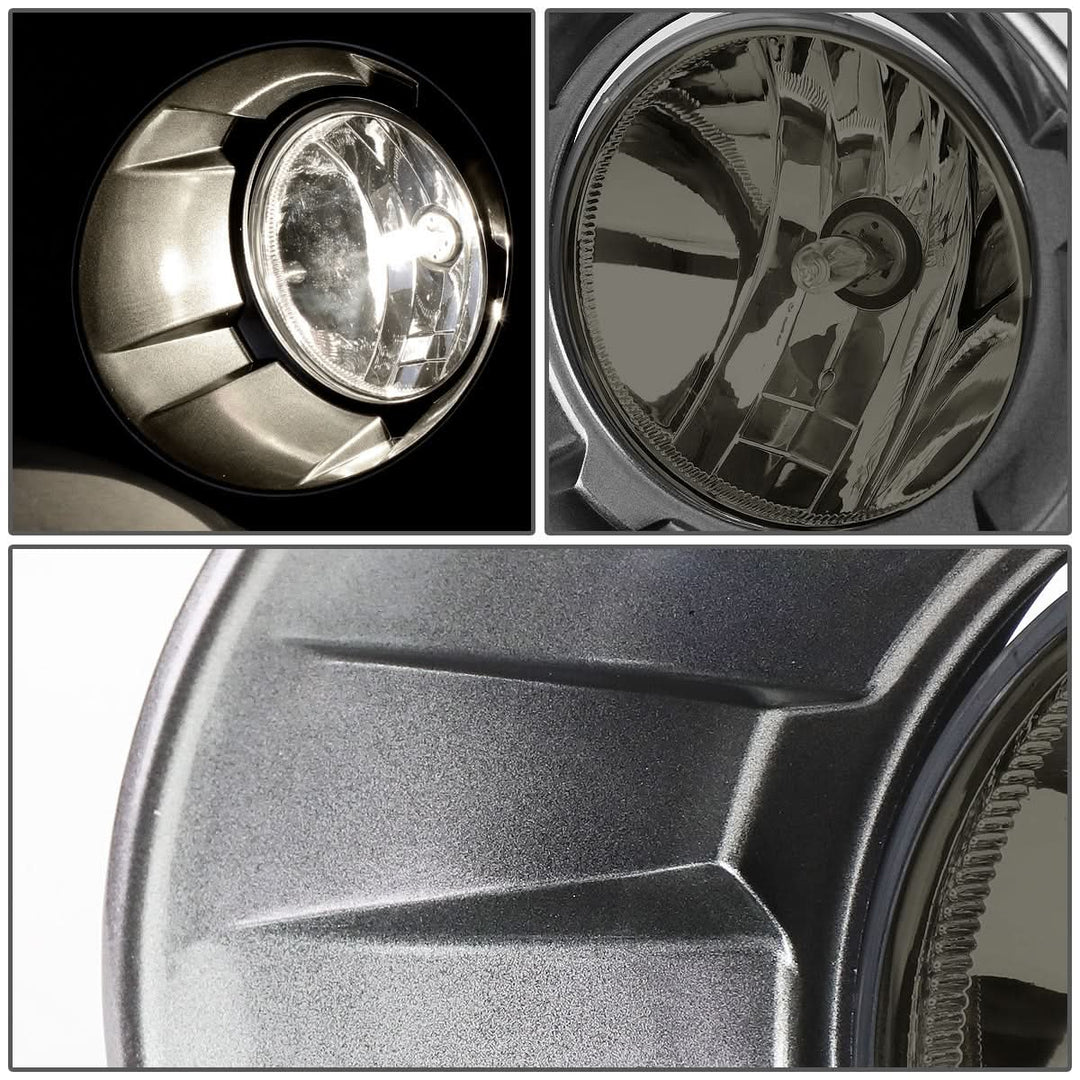 2010-2013 Chevrolet Camaro Smoke Fog Lights with Bezel 5202 Bulb