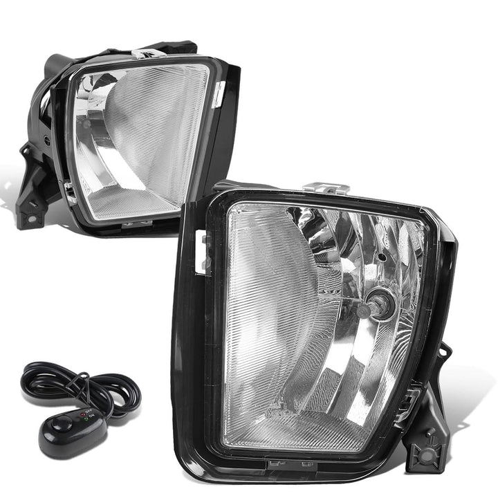 2013-2018 Ram 1500 Fog Lights with Switch - Chrome/Clear