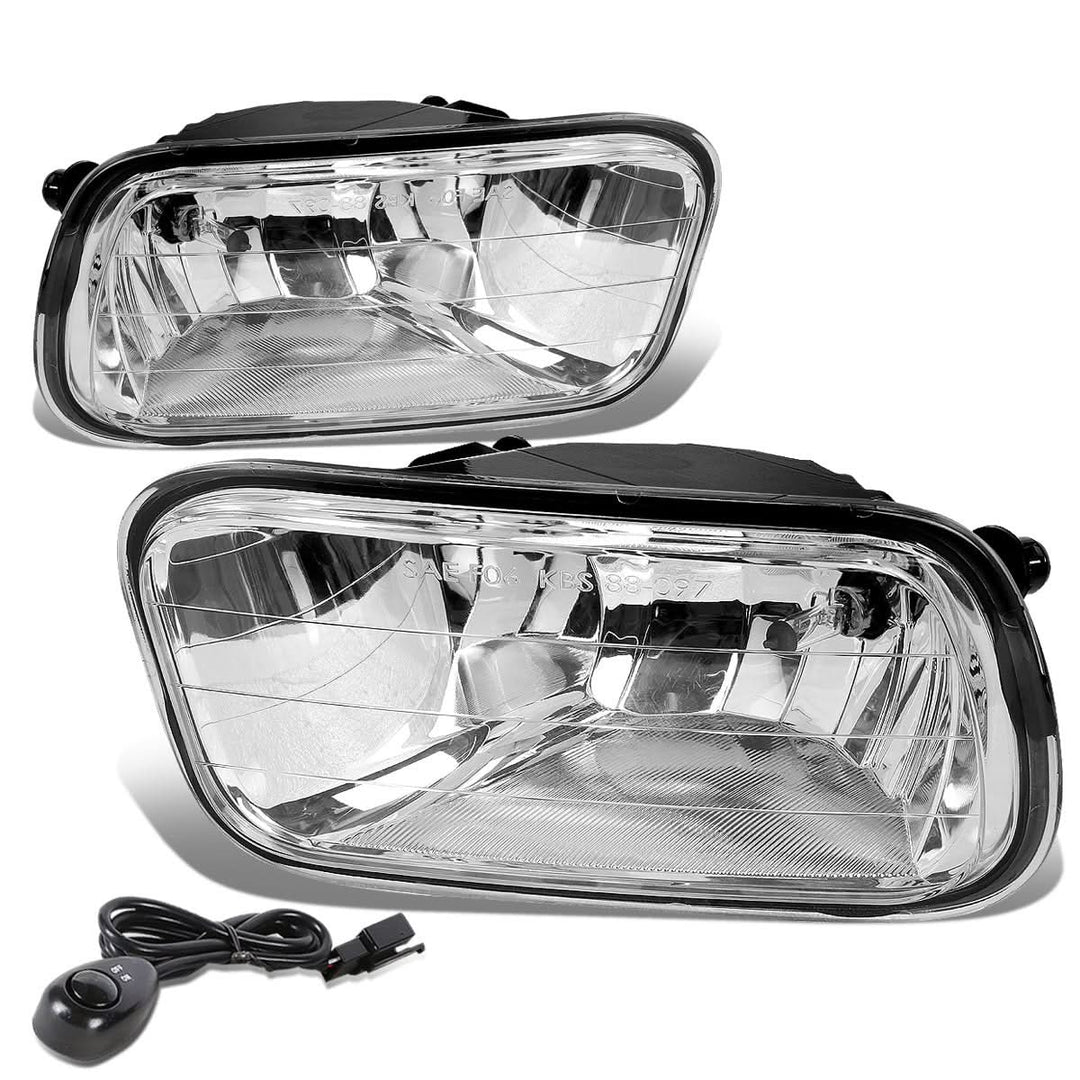 09-12 Dodge Ram 1500/2500/3500 Fog Lights with Switch H10 Chrome