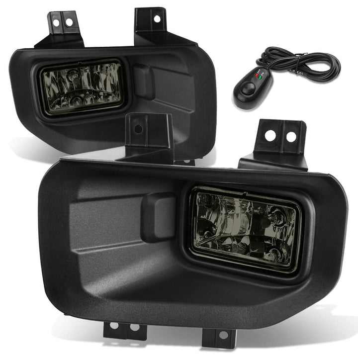 2015-2017 Ford F-150 Fog Lights with Switch and Bezel - Smoke