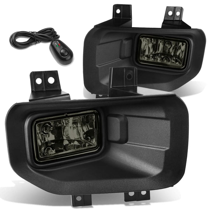 2015-2017 Ford F-150 Fog Lights with Switch and Bezel - Smoke