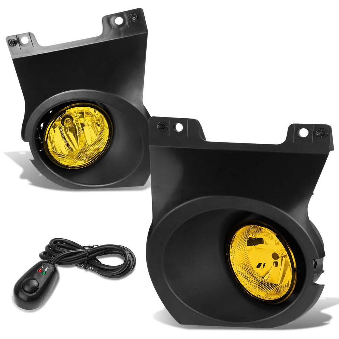 09-14 Ford F-150 Fog Lights with Switch and Bezel - H10 Bulb Amber