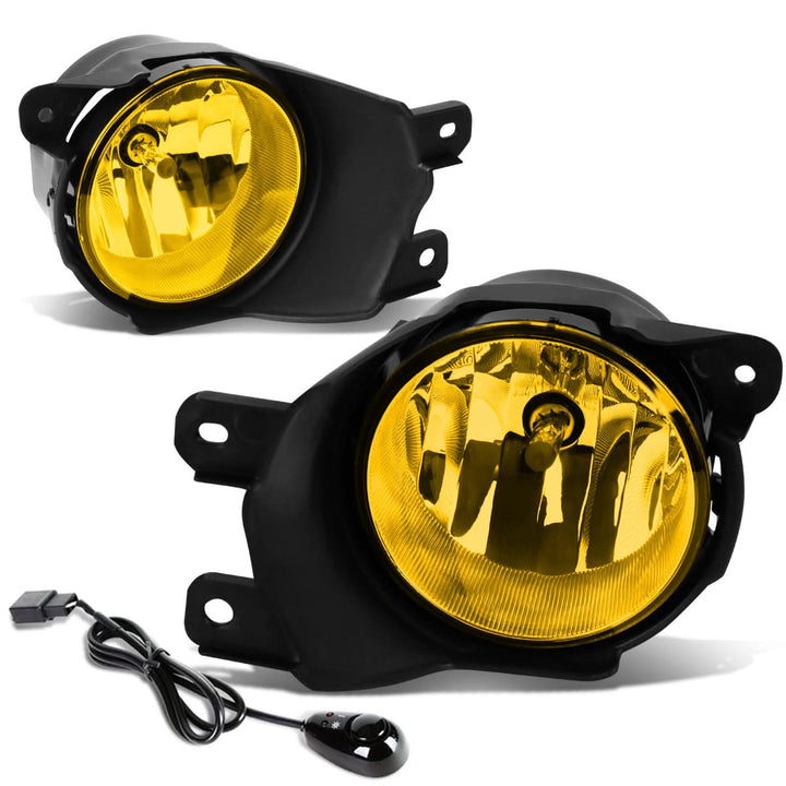 2008-2017 Toyota Sequoia Fog Lights with Switch H10 Bulb Amber