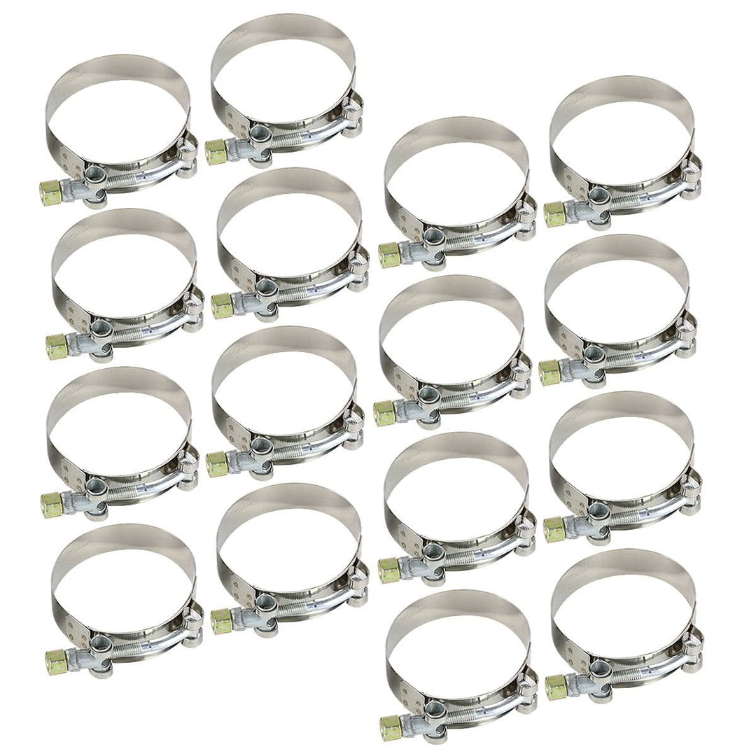 Universal 2.75" Aluminum Intercooler Piping Kit - 8PC w/ Clamps