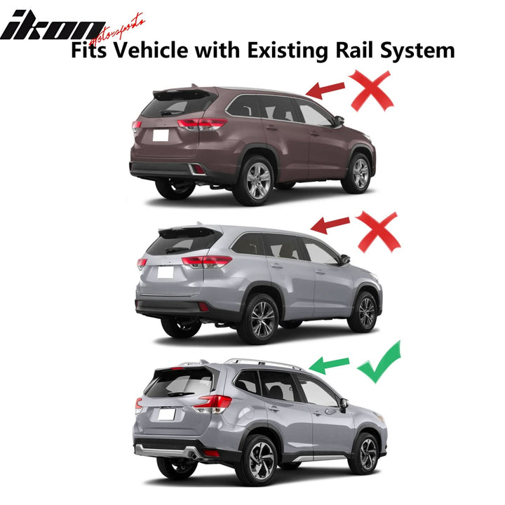 Universal Car Roof Rack Cross Bar Cargo Luggage Carrier Aluminum