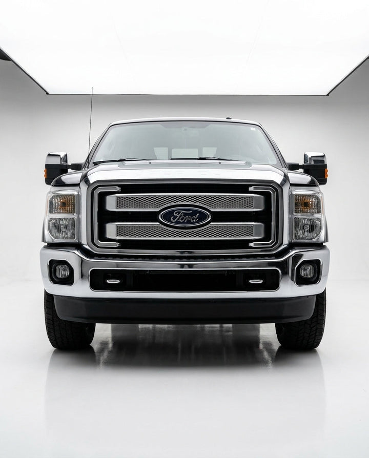 Fits 11-16 Ford F250 350 450 Platinum Moulding Front Mesh Grill