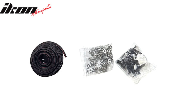 2015-2017 Ford F-150 Pocket Rivet Style Wheel Fender Flare Matte Black