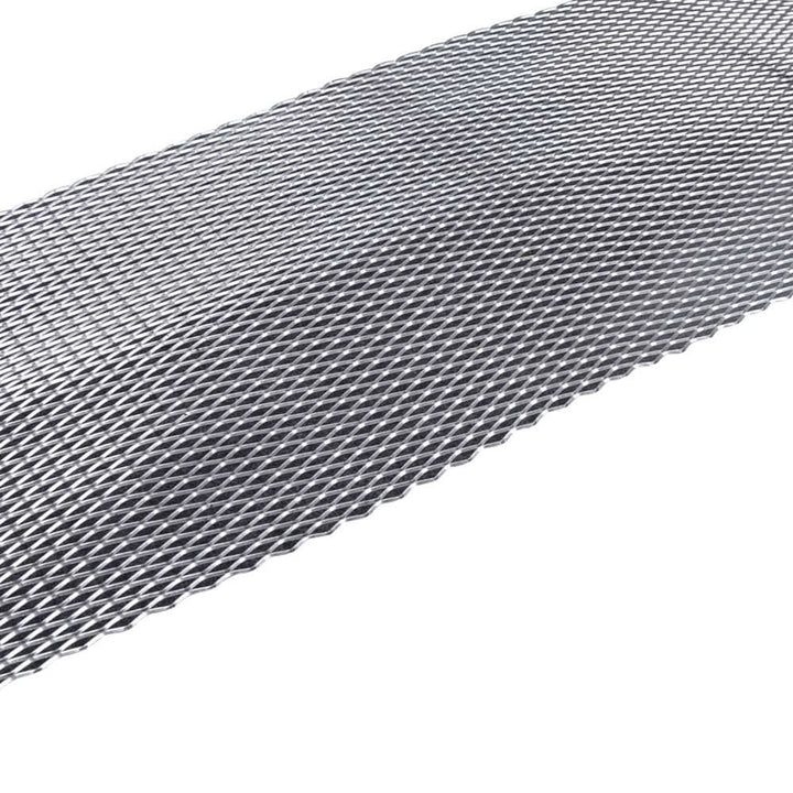 Universal Silver Grille Prismatic Mesh Diy Bumper Grill Kit