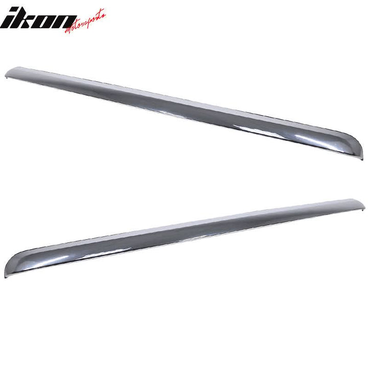 2007-2013 GMC Sierra 1500 Front Hood Guards Molding Bumper Grill ABS