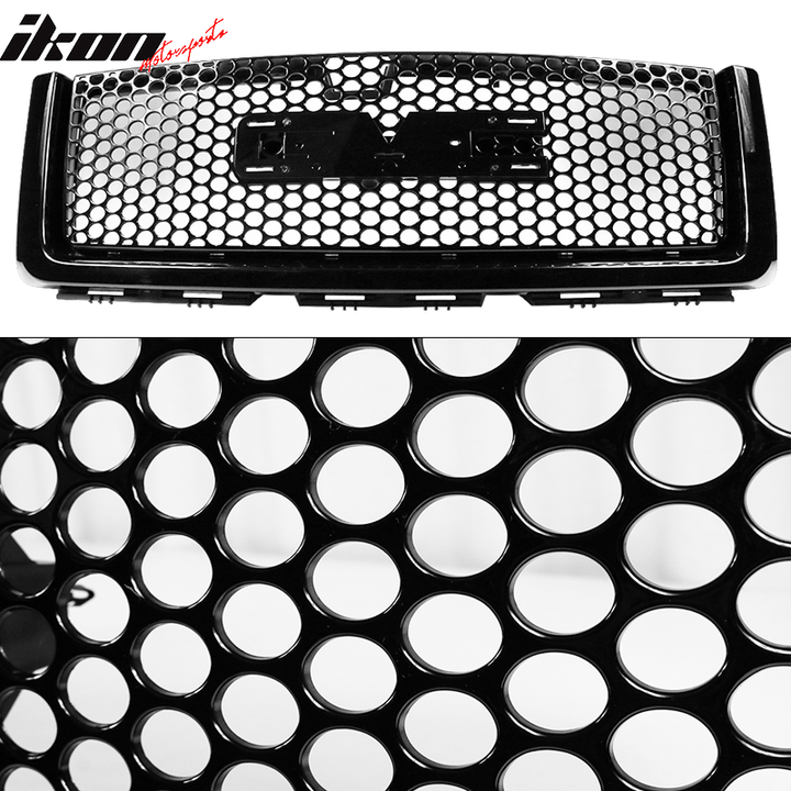2007-2013 GMC Sierra 1500 Denali Hood Molding Upper Lower Grille ABS