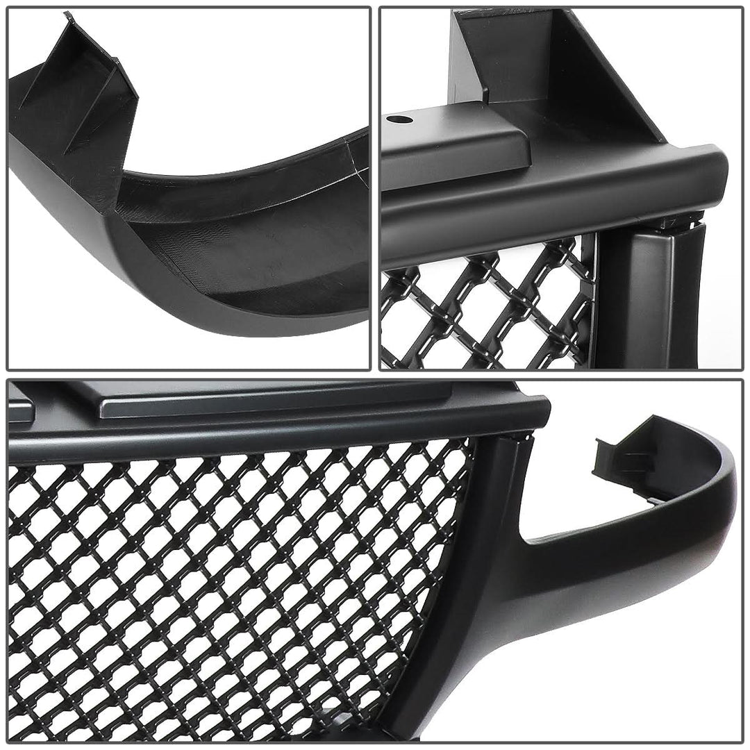 99-02 Chevy Silverado / 00-06 Suburban Glossy Mesh Grille - Matte Black