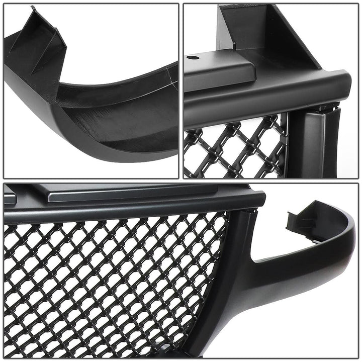 99-02 Chevy Silverado / 00-06 Suburban Glossy Mesh Grille - Matte Black