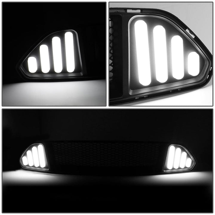 2015-2017 Ford Mustang Badgeless Honeycomb Mesh Grille - Black