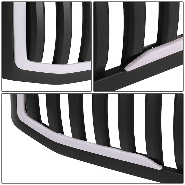 06-08 Dodge Ram 1500 / 06-09 Ram 2500 3500 Vertical Fence LED DRL Grille