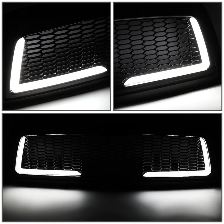 2009-2012 Dodge Ram 1500 Honeycomb Style LED DRL Grille - Black