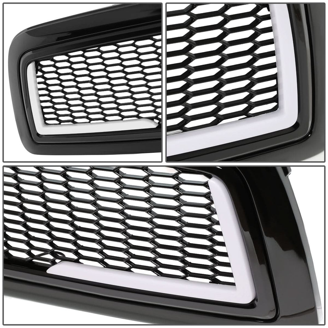 2009-2012 Dodge Ram 1500 Honeycomb Style LED DRL Grille - Black