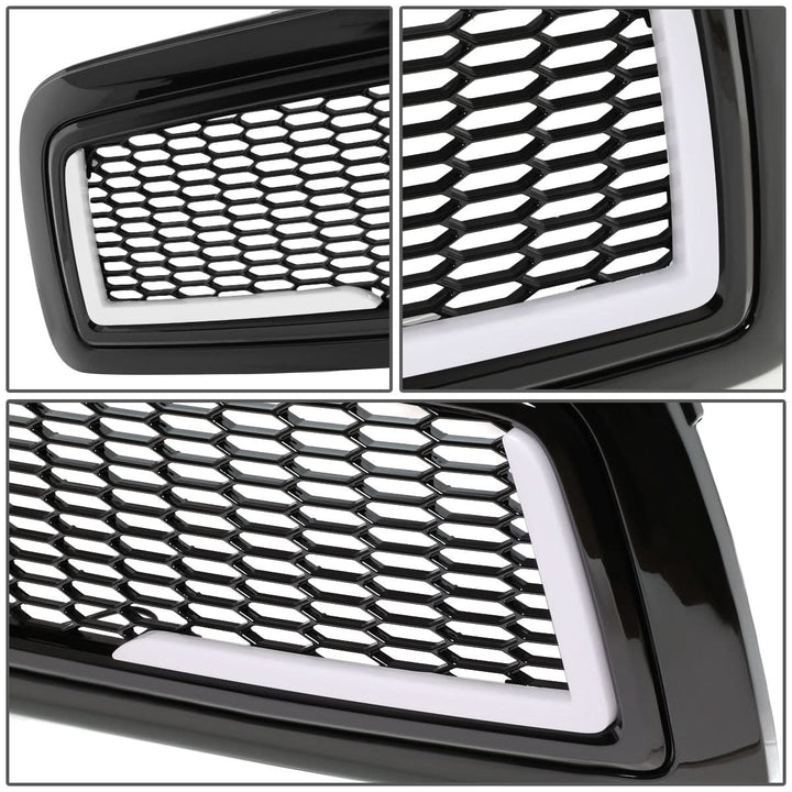 2009-2012 Dodge Ram 1500 Honeycomb Style LED DRL Grille - Black