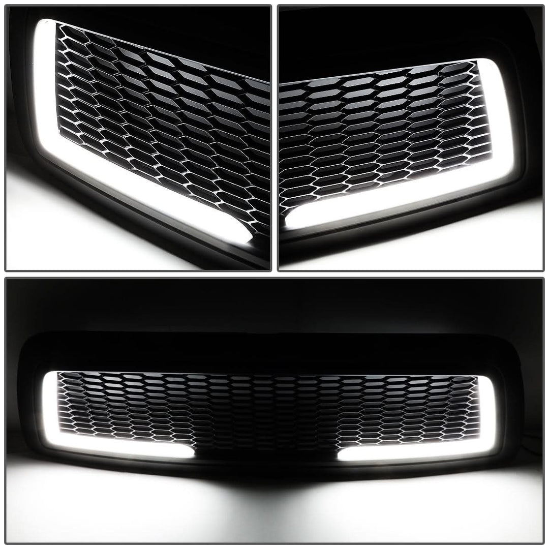 09-12 Dodge Ram 1500 Honeycomb Style LED DRL Grille - Matte Black