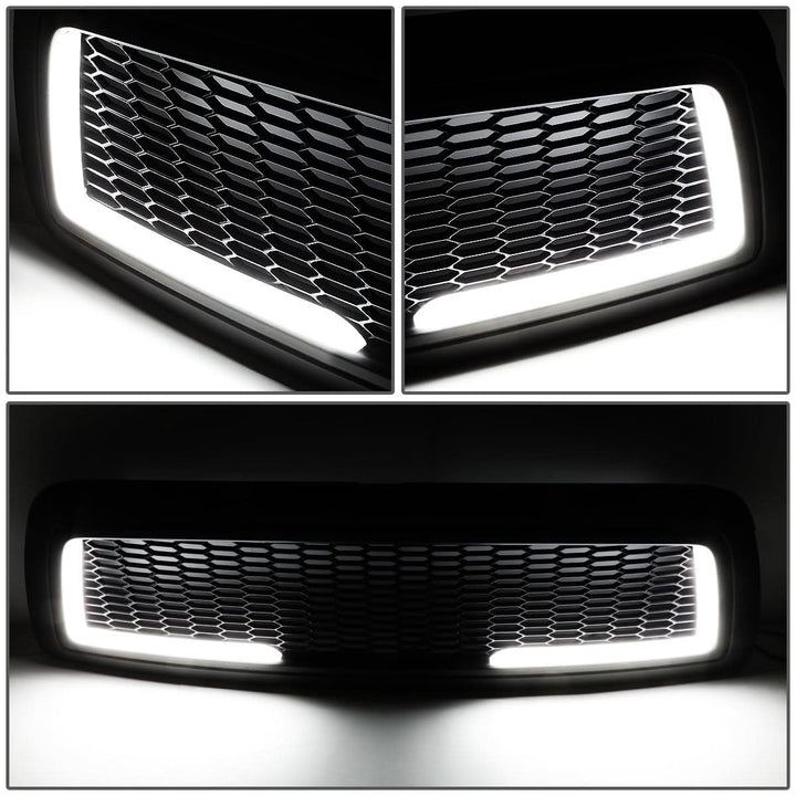 09-12 Dodge Ram 1500 Honeycomb Style LED DRL Grille - Matte Black