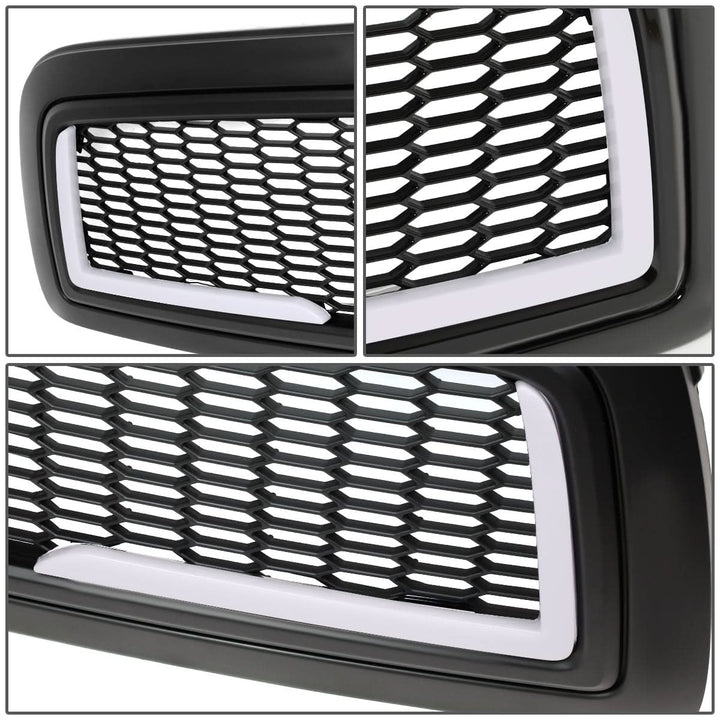 09-12 Dodge Ram 1500 Honeycomb Style LED DRL Grille - Matte Black