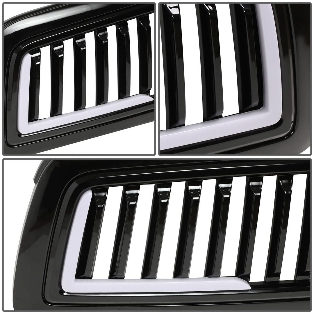 09-12 Dodge Ram 1500 Vertical Fence Style Grille w/ LED DRL Lights