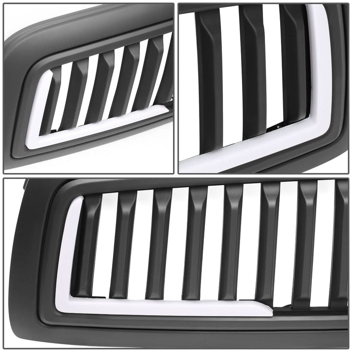 09-12 Dodge Ram 1500 Vertical Fence Style Grille w/ LED DRL