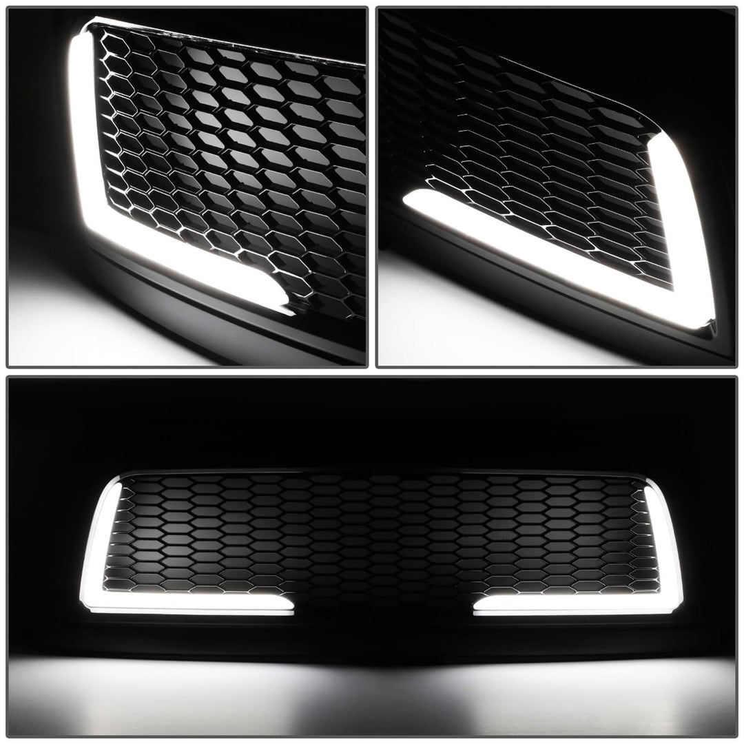 2010-2018 Dodge Ram 2500/3500 Honeycomb Mesh Grille with LED DRL