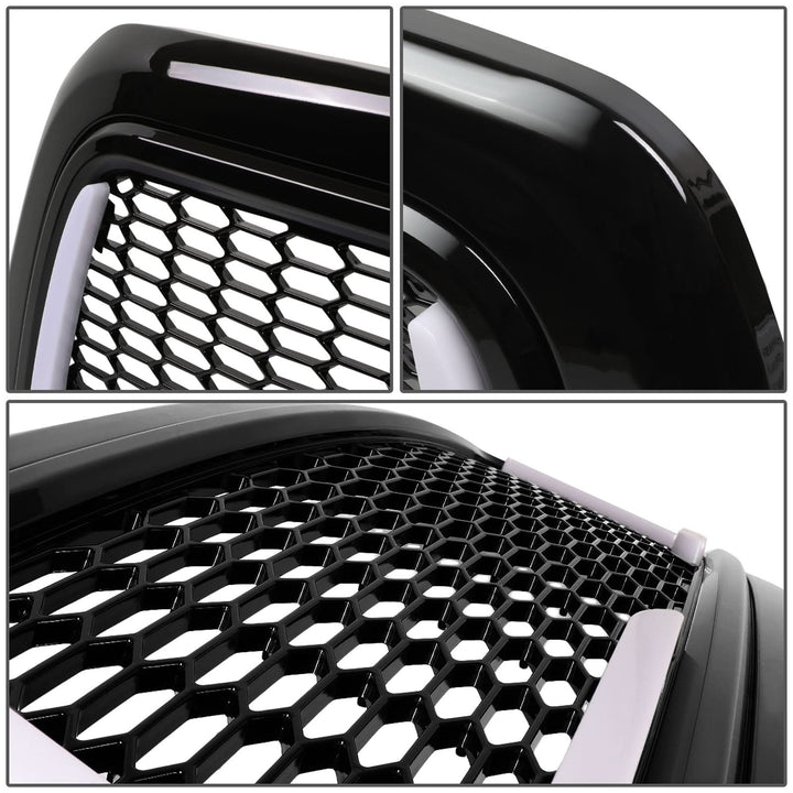 2010-2018 Dodge Ram 2500/3500 Honeycomb Mesh Grille with LED DRL