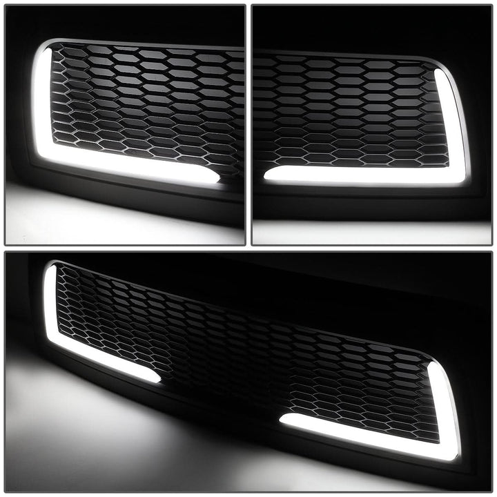 2010-2018 Dodge Ram 2500 3500 Honeycomb Mesh Grille with LED DRL