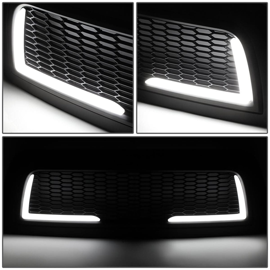 2010-2018 Dodge Ram 2500 3500 Honeycomb Mesh Grille with LED DRL