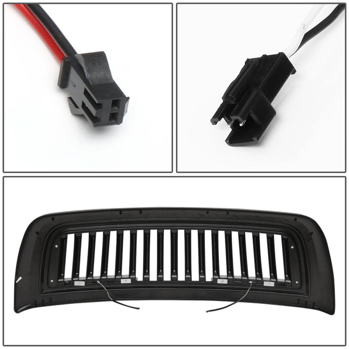 2010-2018 Dodge Ram 2500/3500 Vertical Fence Style Grille w/ LED DRL