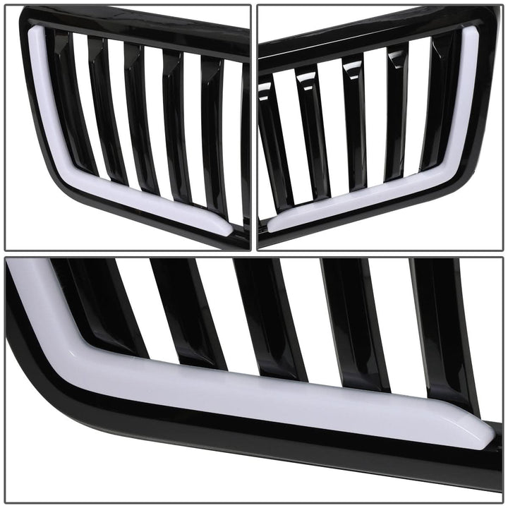 2004-2008 Ford F-150 Vertical Fence Style LED DRL Grille