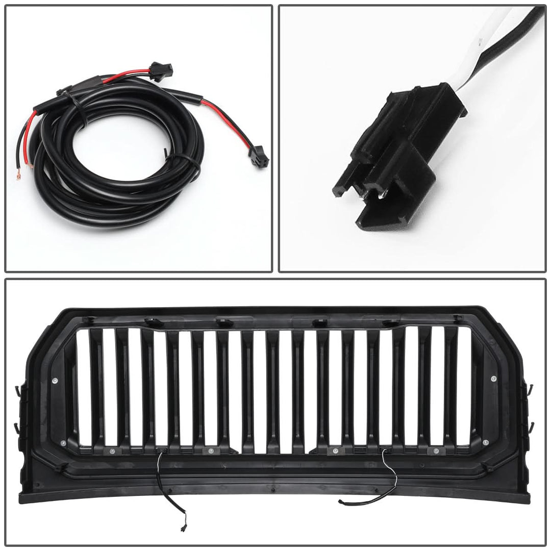 2015-2017 Ford F-150 Vertical Fence Style LED DRL Grille