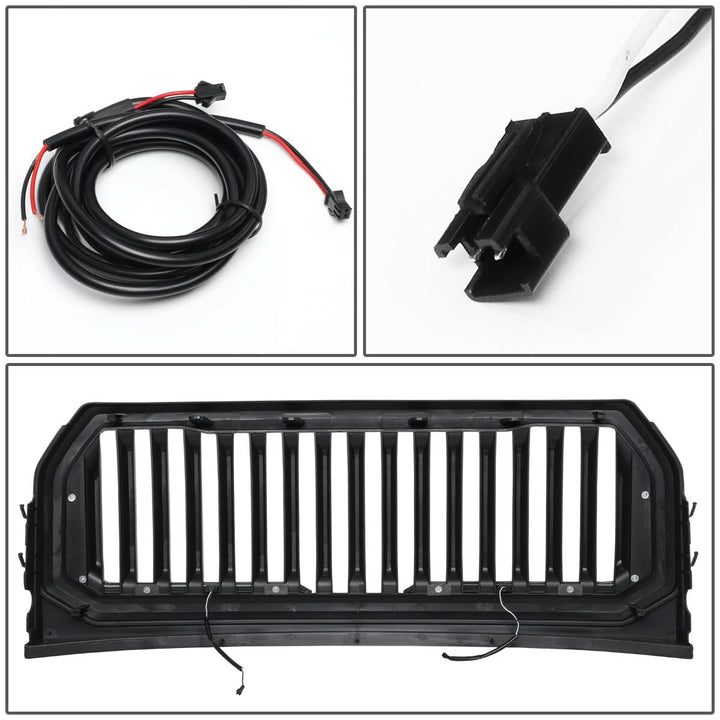 2015-2017 Ford F-150 Vertical Fence Style LED DRL Grille
