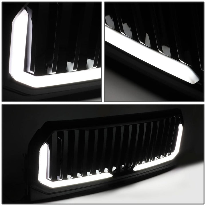 2015-2017 Ford F-150 Vertical Fence Style LED DRL Grille