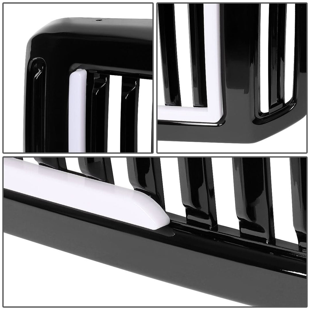 05-07 Ford F-250/F-350/F-450/F-550 Vertical Fence LED DRL Grille