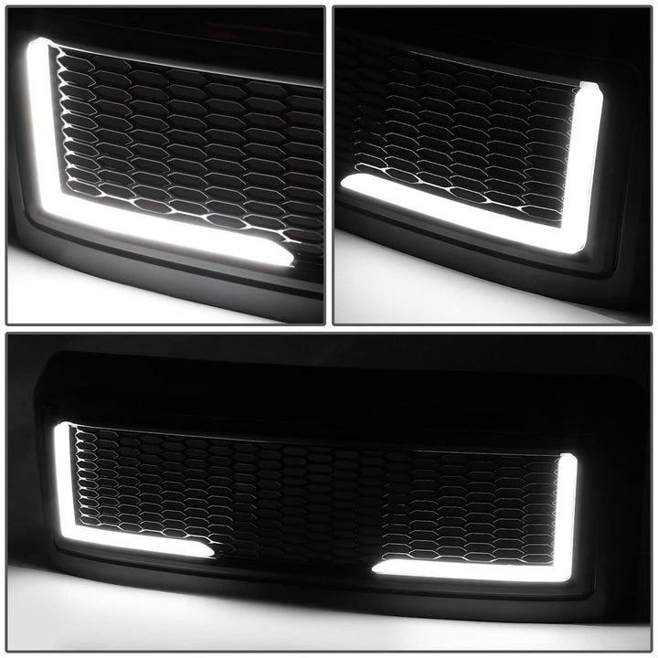 08-10 Ford F-250 F-350 F-450 F-550 Honeycomb Mesh Grille w/ LED DRL