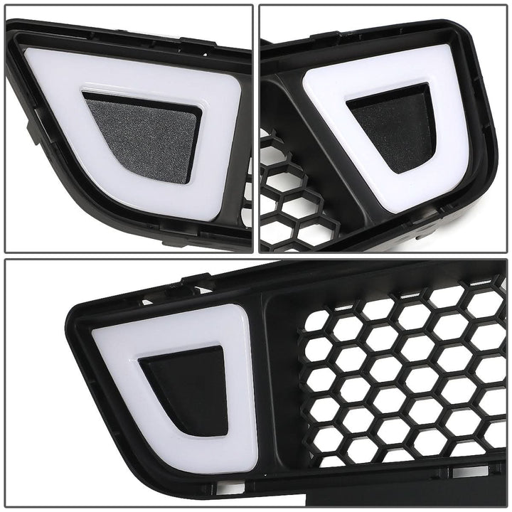 2015-2017 Ford Mustang Honeycomb Front Lower Grille with LED DRL