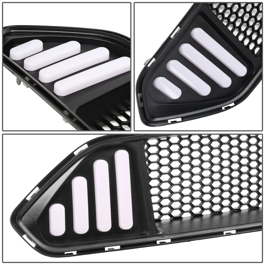 2018-2020 Ford Mustang Honeycomb Front Upper Grille w/ LED DRL