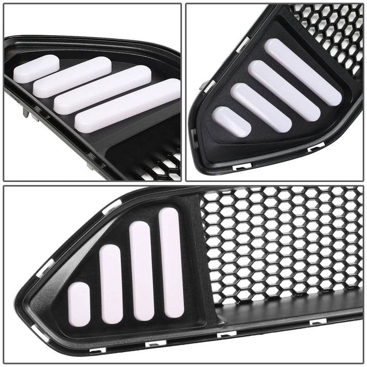 2018-2020 Ford Mustang Honeycomb Front Upper Grille w/ LED DRL