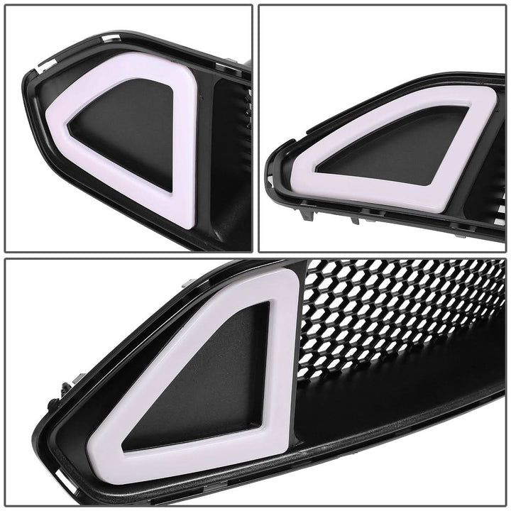 2018-2020 Ford Mustang Honeycomb Front Upper Grille with LED DRL