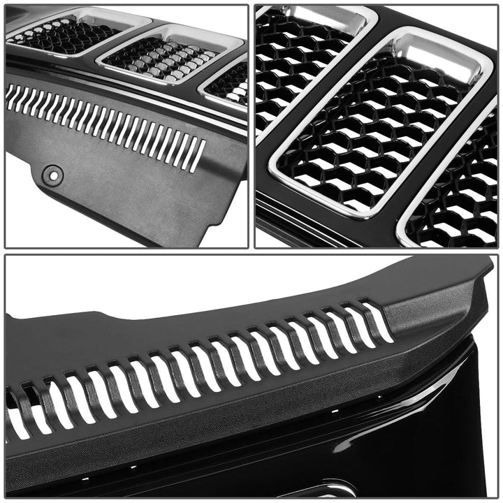 2014-2016 Jeep Grand Cherokee Honeycomb Mesh Grille w/ LED DRL