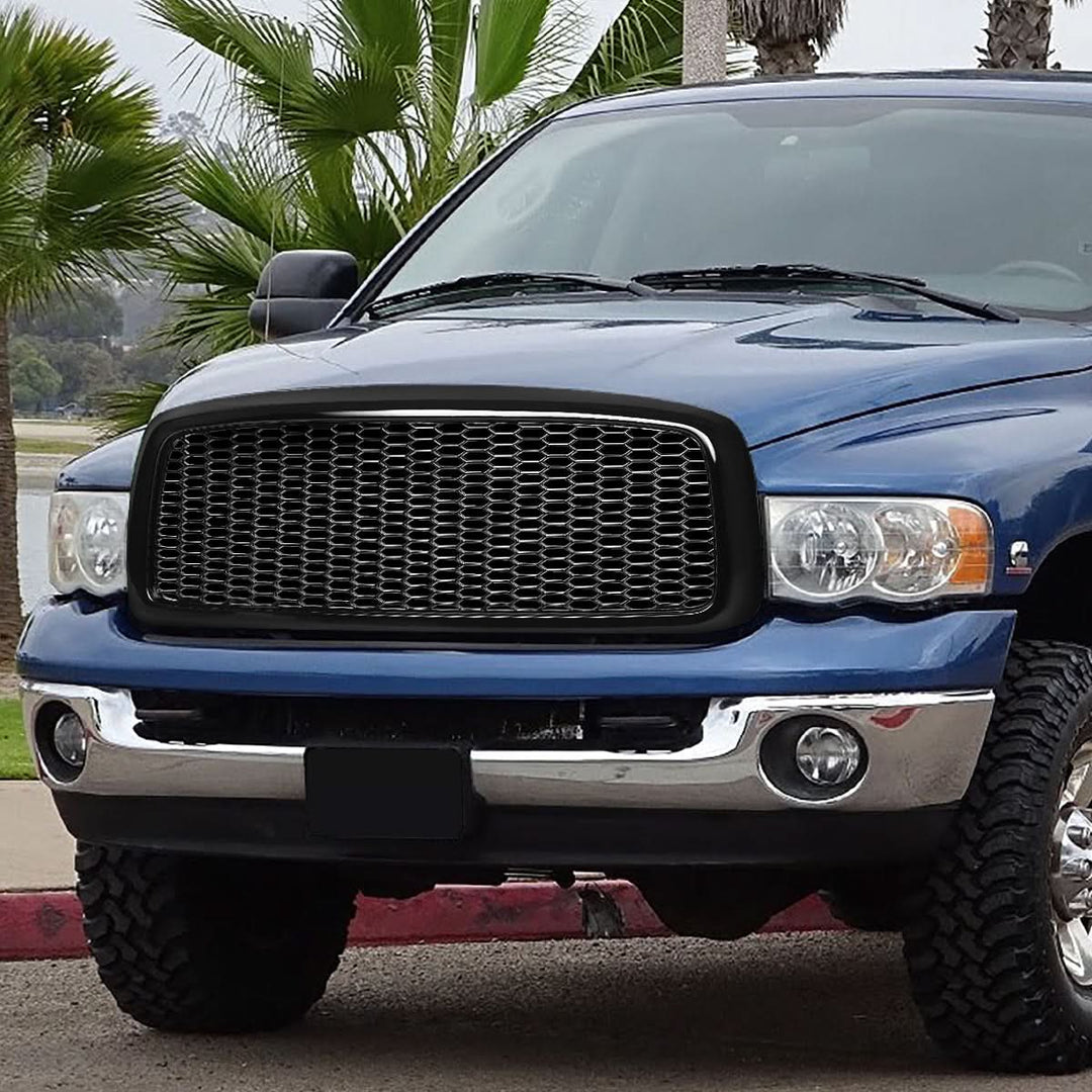 02-05 Dodge Ram 1500 2500 3500 Honeycomb Mesh Grille Black