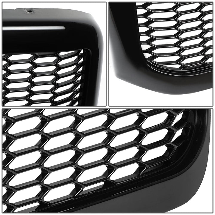99-04 Ford F-250 F-350 F-450 F-550 Honeycomb Mesh Front Grille - Black